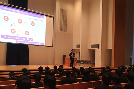 2020年1月14日 東北学院高等学校 生徒:90名 講師:首都圏第五FA支社 野上 雅之FA