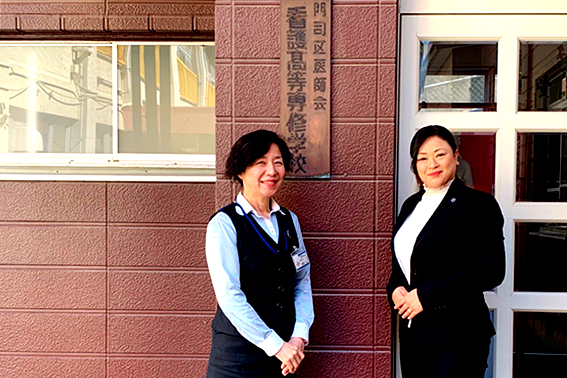 2020年2月21日 門司区医師会 看護高等専修学校 生徒:13名 講師:北九州FA支社 後藤 智FA